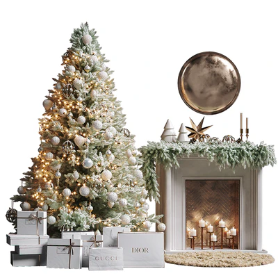 Christmas tree with fireplace 2 — Ver 6
