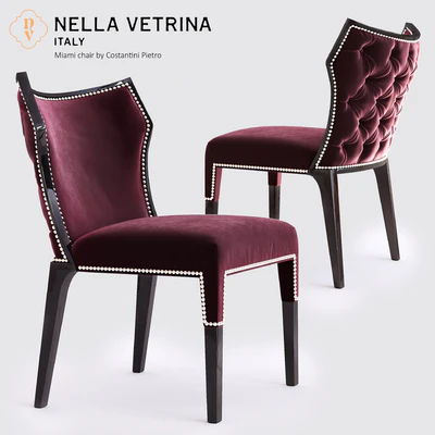Nella Vetrina Miami Chair by Constantini Pietro 9181 — Ver 1