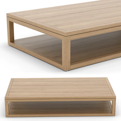 RH Outdoor Capri coffee table — Ver 1