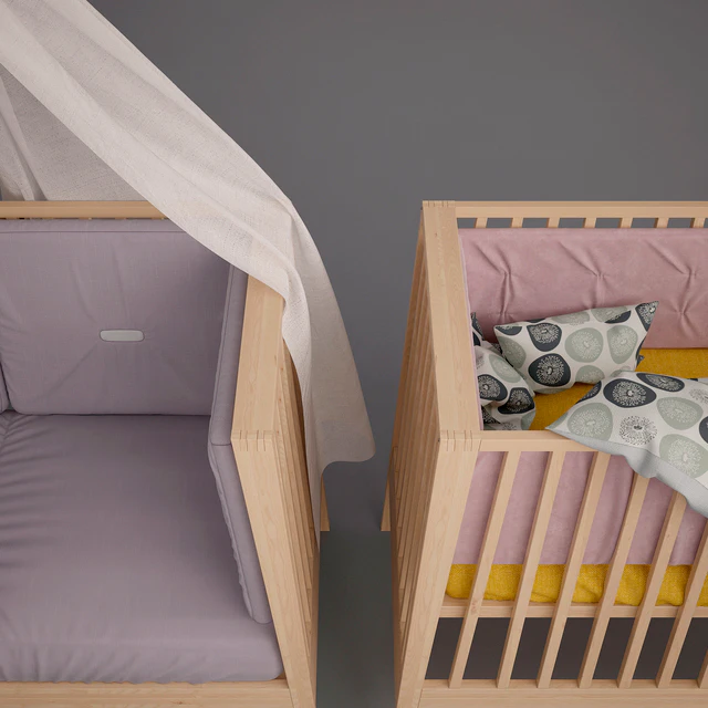 Baby cot Linea by Leander — Descargar