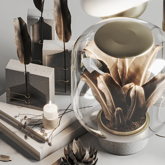 Decoration Set 005 Nebl Ghost Collection Spring Vase Lamp — Descargar