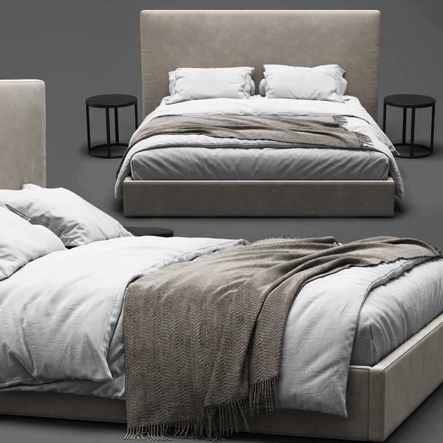 RH Sullivan Fabric Bed — Скачать