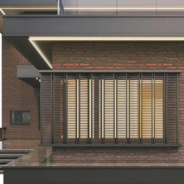 Modern brick villa — Descargar