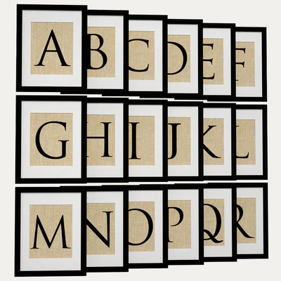 Fiber and Water - Signs, Typography and Symbols — Ver 3