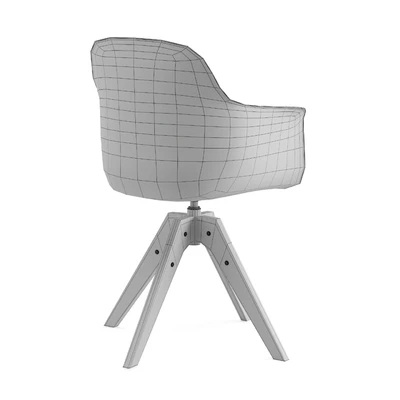 White Office Swivel Armchair Wapong La Redoute Interieurs — Ver 5