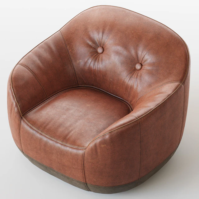 Armchair, Natuzzi, Furrow — Скачать