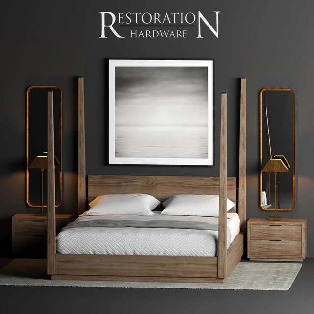 RH MACHINTO Bed — Скачать