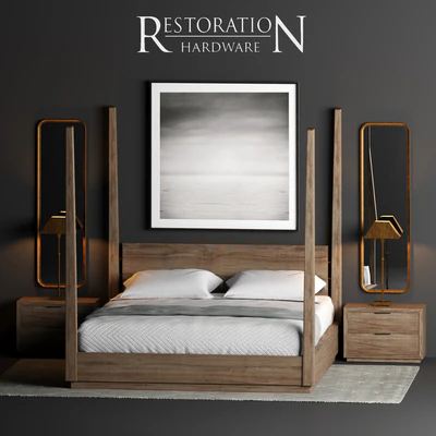 RH MACHINTO Bed — Скачать