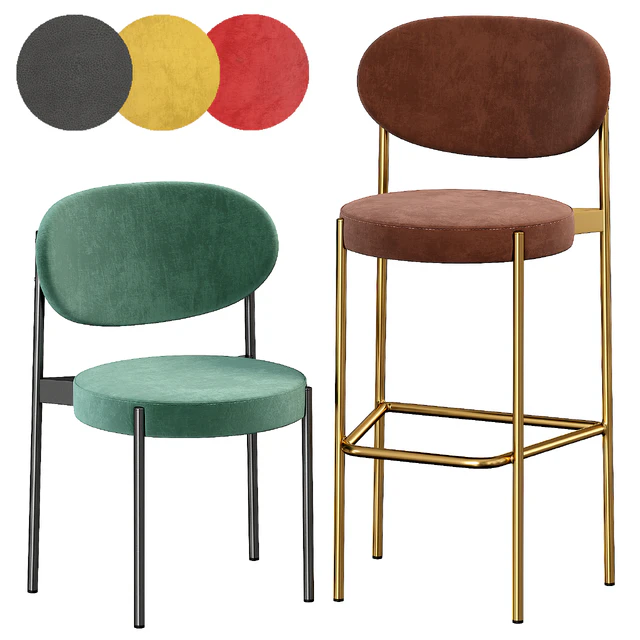 Bar Stool Verpan Series 430 — Скачать