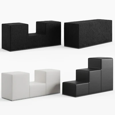 B&B Italia Gli Scacchi Pouf — Ver 1