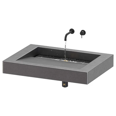 SSI Design Indiana wastafel Solid Surface minimal — Ver 2