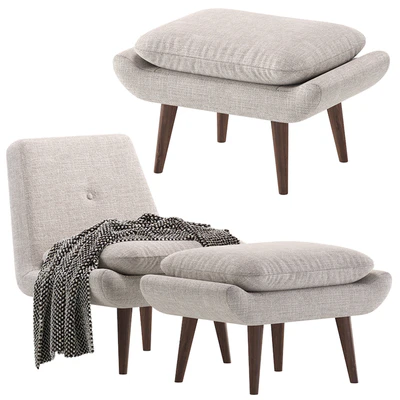Armchair Vincey Soft Ocean divan.ru/Кресло Винси диван.ру — Ver 6