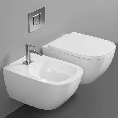 Wall hung toilet Laufen Palomba 8.2080.2.000.000.1 — Ver 1