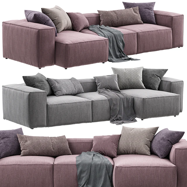 Bolia - Cosima (3-seat chaise longue sofa) — Скачать
