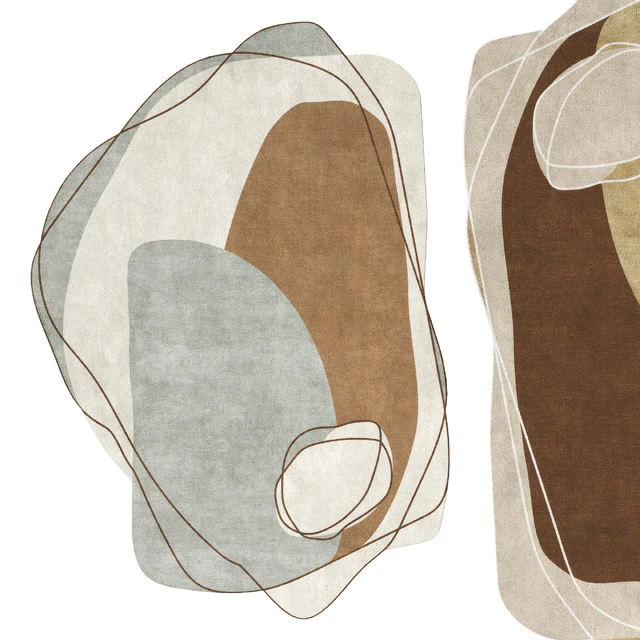 Kerros by Scott Group carpets in two color options: Celeste and Terracotta — Скачать