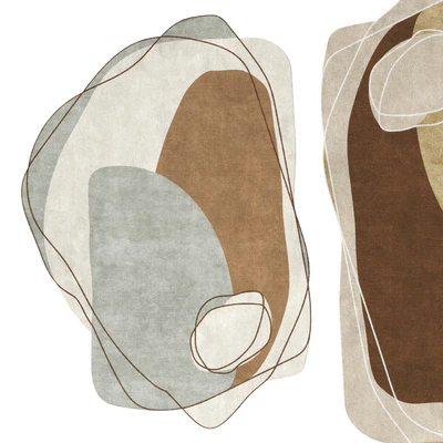 Kerros by Scott Group carpets in two color options: Celeste and Terracotta — Вид 1