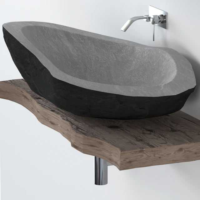 Stone washbasin with slab top — Descargar