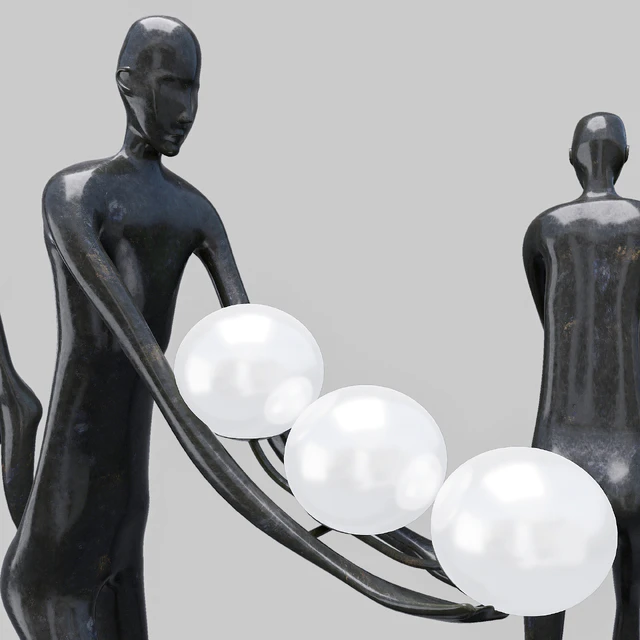 Floor lamp KIND BLACK H187 — Descargar