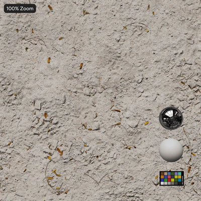 fallen leaves on dirty concrete texture white — Вид 4