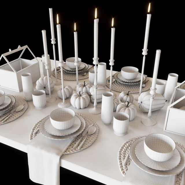 Black tableware — Descargar