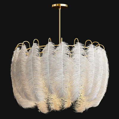 Feather Pendant Lamp — Ver 1