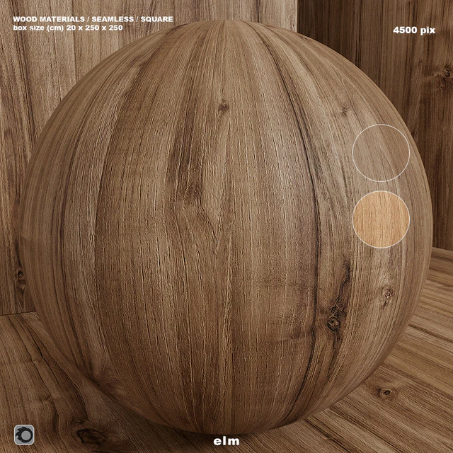Material wood (seamless) elm - set 118 — Descargar