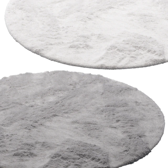 Benuta Dave Round Fur Rug (3 colors) — Descargar