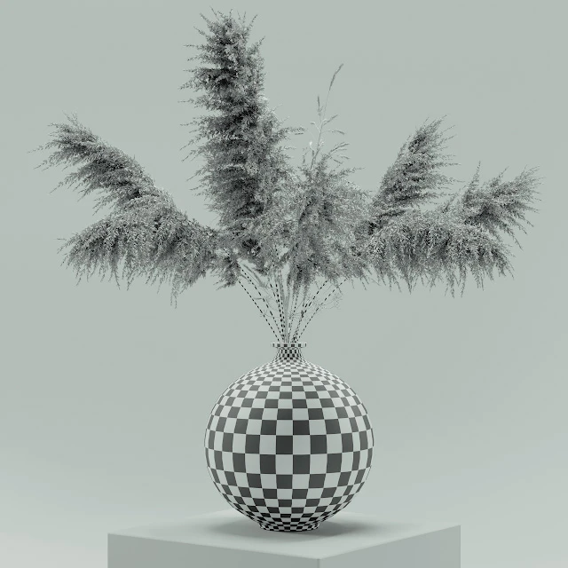 Vase with dried flowers 0001 — Descargar
