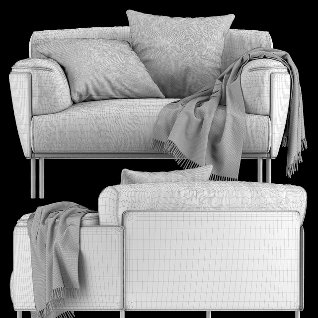 LIVING DIVANI GREENE armchair — Скачать