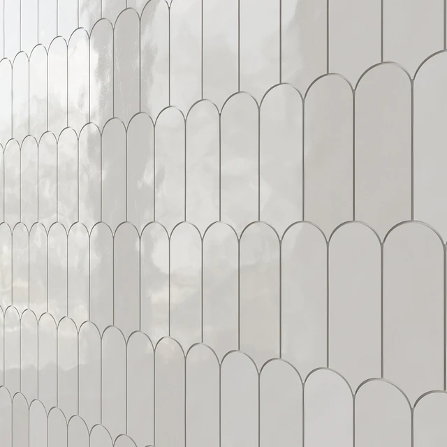 Parry Fishscale Glossy Ceramic Wall Tile Mosaic — Descargar