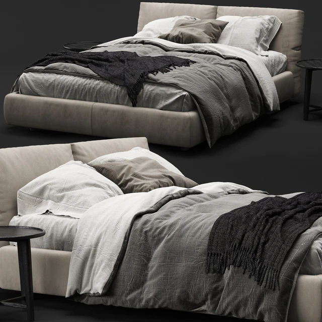 Flexform Newbridge Soft Bed — Скачать