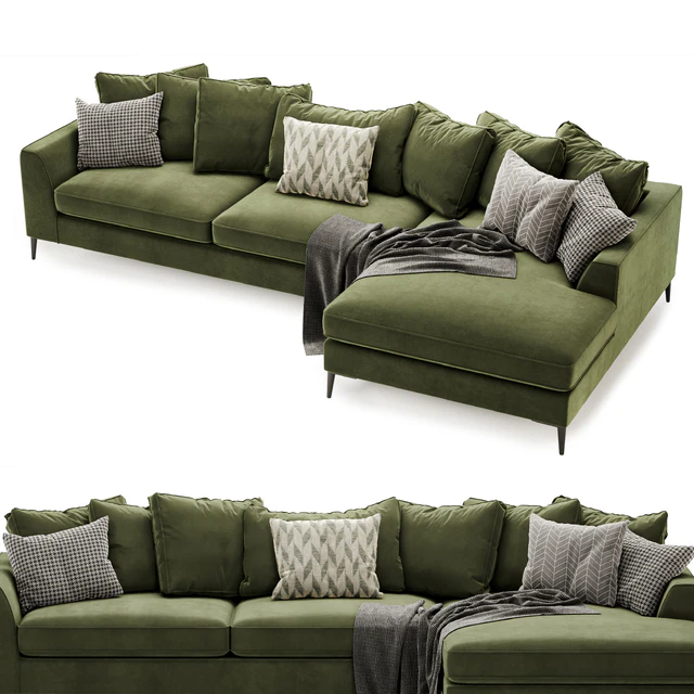 Meridian large chaise sofa — Скачать