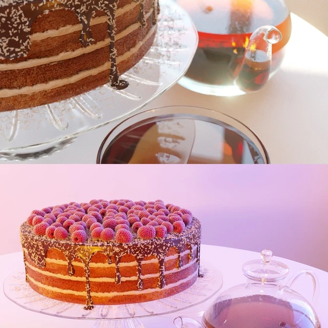 Chocolate cake & tea — Скачать