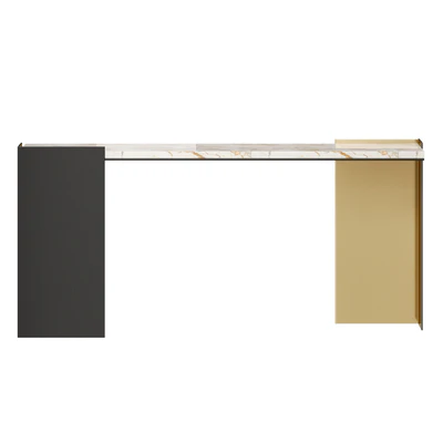 Baker Wrap Console Marble Top — Ver 4