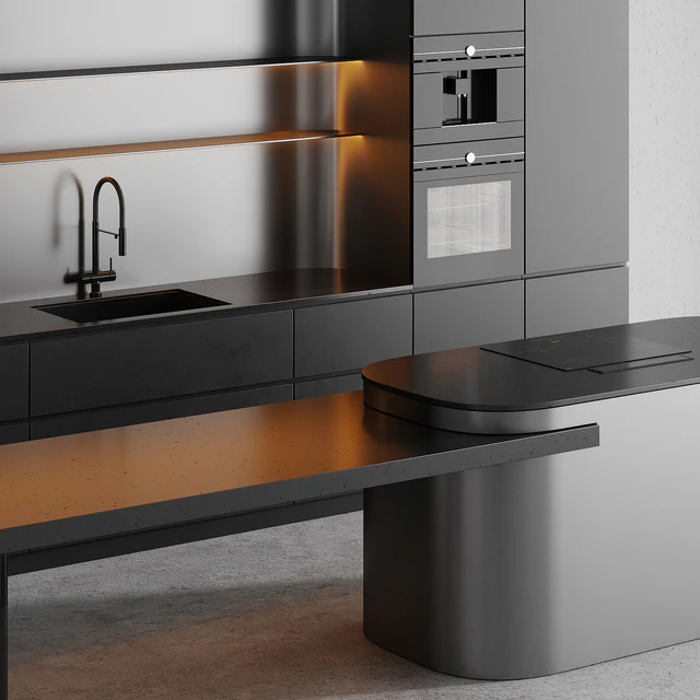 Kitchen in modern style 001 | modern kitchen — Descargar
