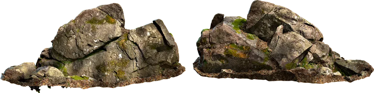 mossy rock formation 002 — Скачать