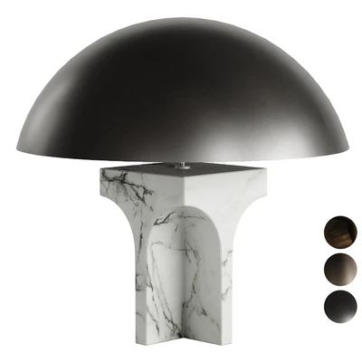 FENDI ROXIE TABLE LAMP CARRARA WHITE MARBLE — Вид 4