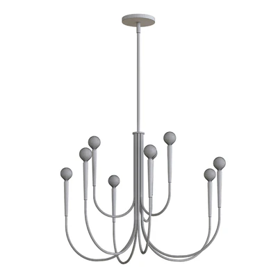 West Elm Swoop Arm Chandelier — Ver 2