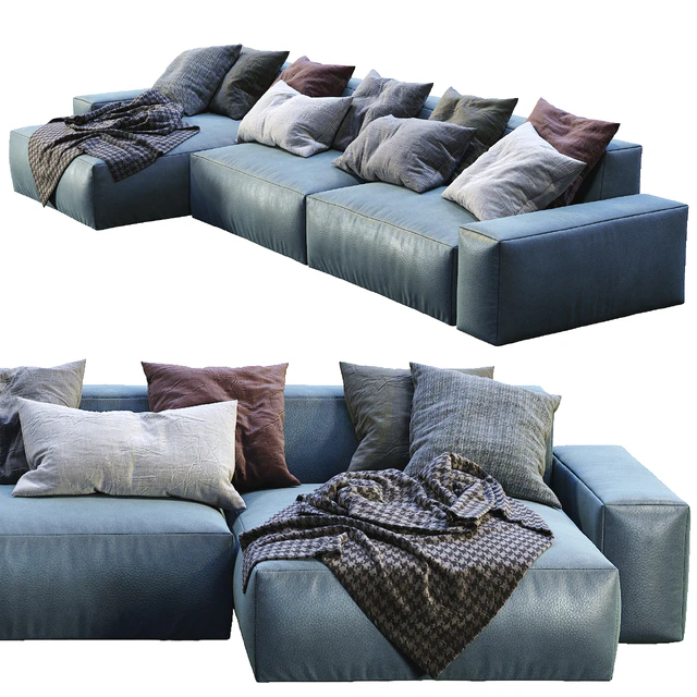 Jesse Leather sofa Daniel 1 — Скачать