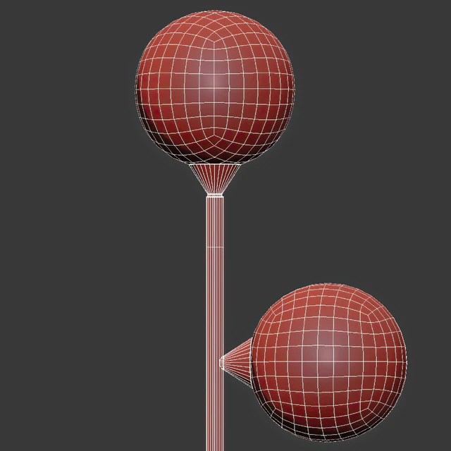 Floor lamp Vertical Globe — Descargar