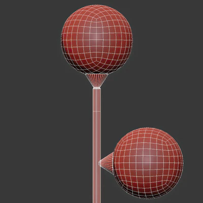Floor lamp Vertical Globe — Ver 4