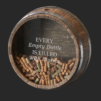 Wall decorative wine barrel — Вид 3