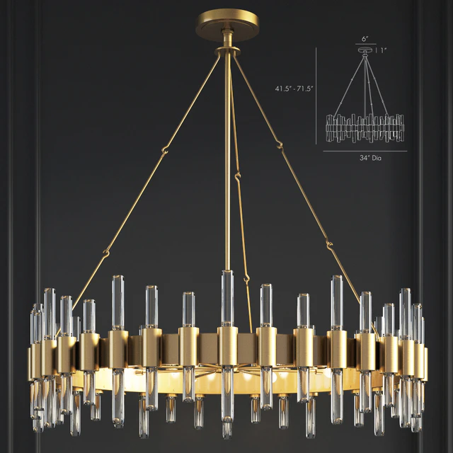 Haskell Large Chandelier Arteriors Home — Скачать
