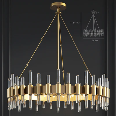 Haskell Large Chandelier Arteriors Home — Скачать