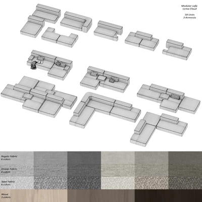 Modular sofa Lema Cloud — Вид 4
