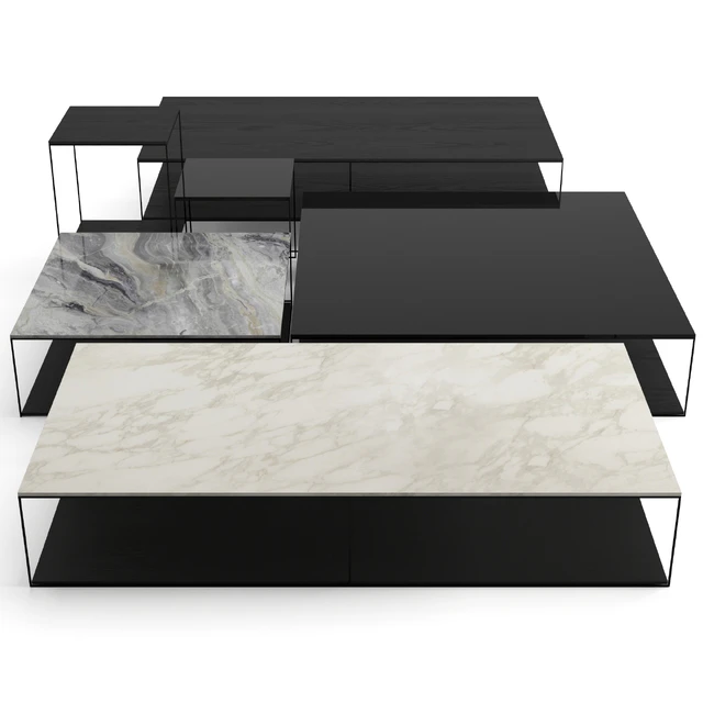 Minotti Liam coffee table set — Скачать