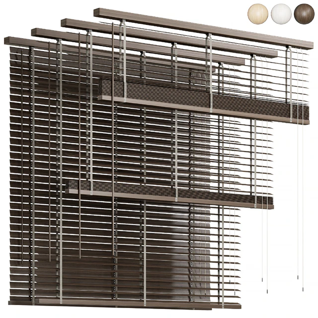 Wooden blinds 03, Folding wooden blinds — Descargar