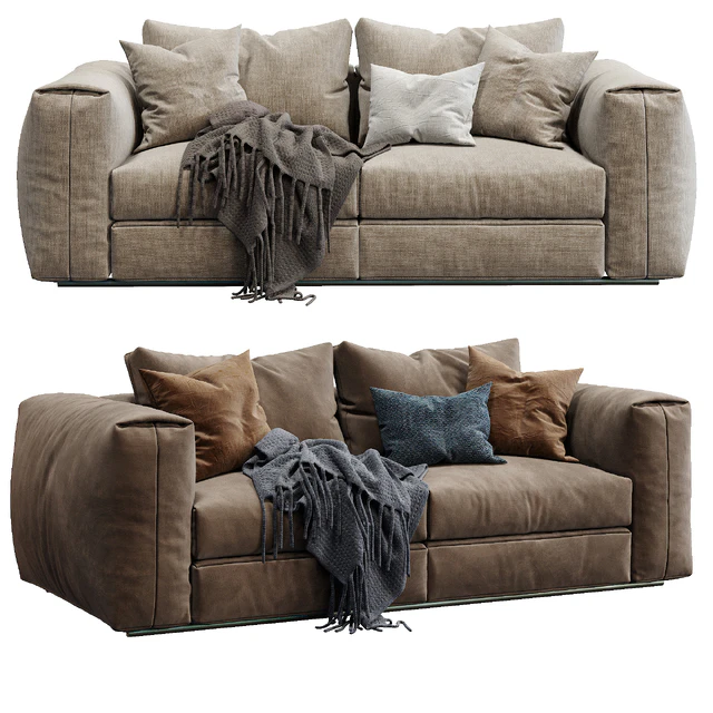 Flexform Sofa Asolo (2 color version) — Descargar