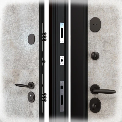 Entrance metal door Newest NT HPL 1 (Holz) — Ver 3