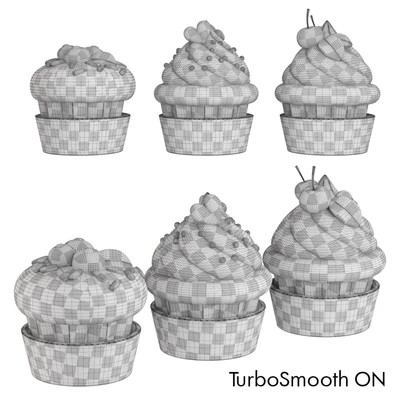Children's Toy Plush Cupcake — Ver 5